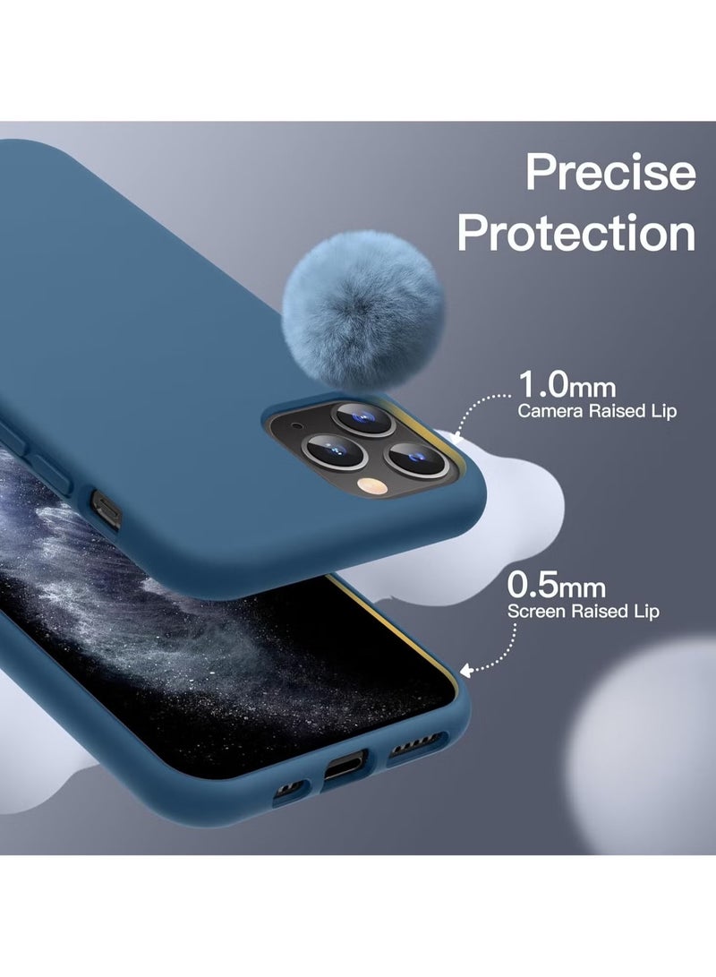 DUSALA iPhone 11 Pro Max Case, Liquid Silicone Phone Case for iPhone 11 Pro Max 6.5 Inch, Colorful Silky-Soft Protective Cover (Blue) - Image 3