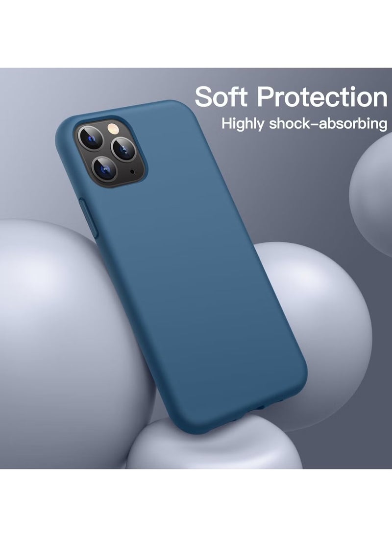 DUSALA iPhone 11 Pro Max Case, Liquid Silicone Phone Case for iPhone 11 Pro Max 6.5 Inch, Colorful Silky-Soft Protective Cover (Blue) - Image 4