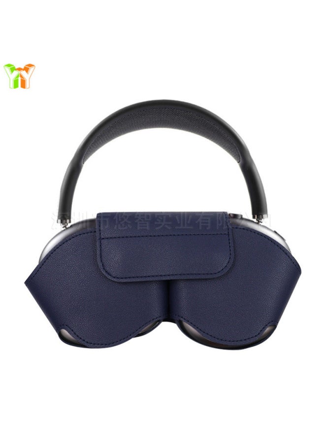 Generic - Suitable For Airpods Max Headset Protective Case Wireless Connection Bluetooth Earphone Case-Color:Dark Blue-Model:110*220mm - Image 1
