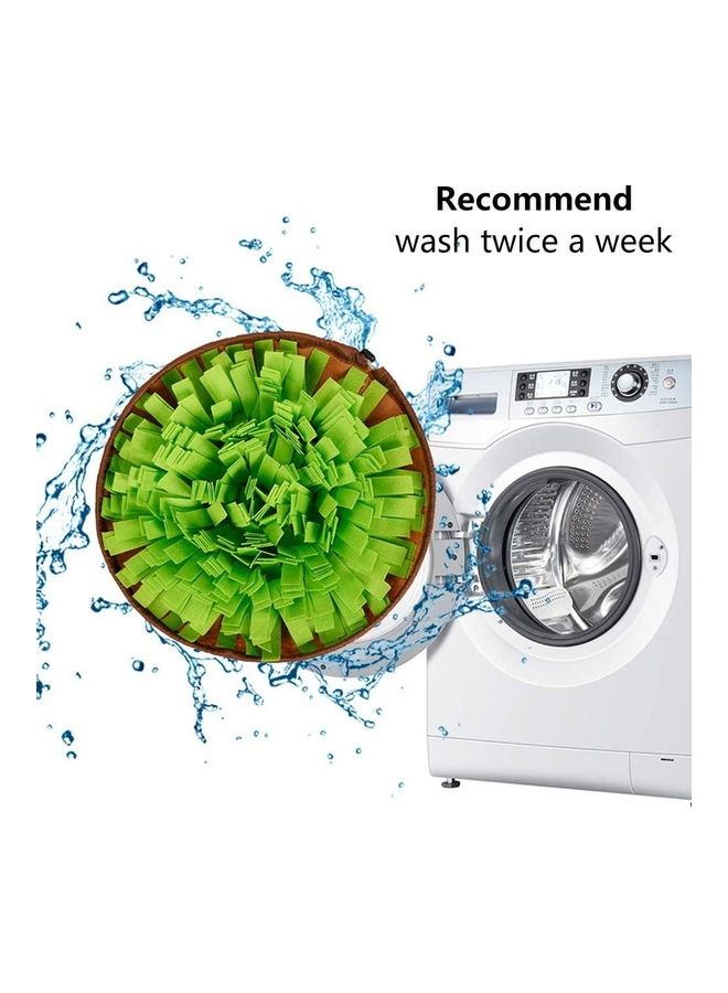 NIBEMINENT Pet Snuffle Feeding Training Mat Brown/Green - Image 5