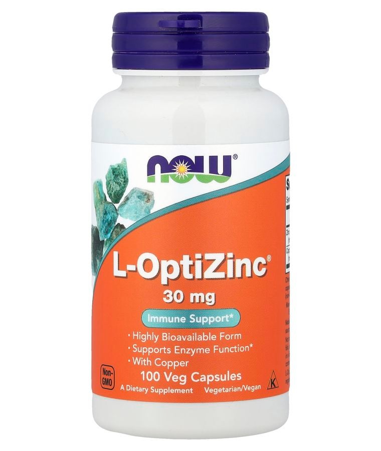 now L-OptiZinc® 100 Veg Capsules