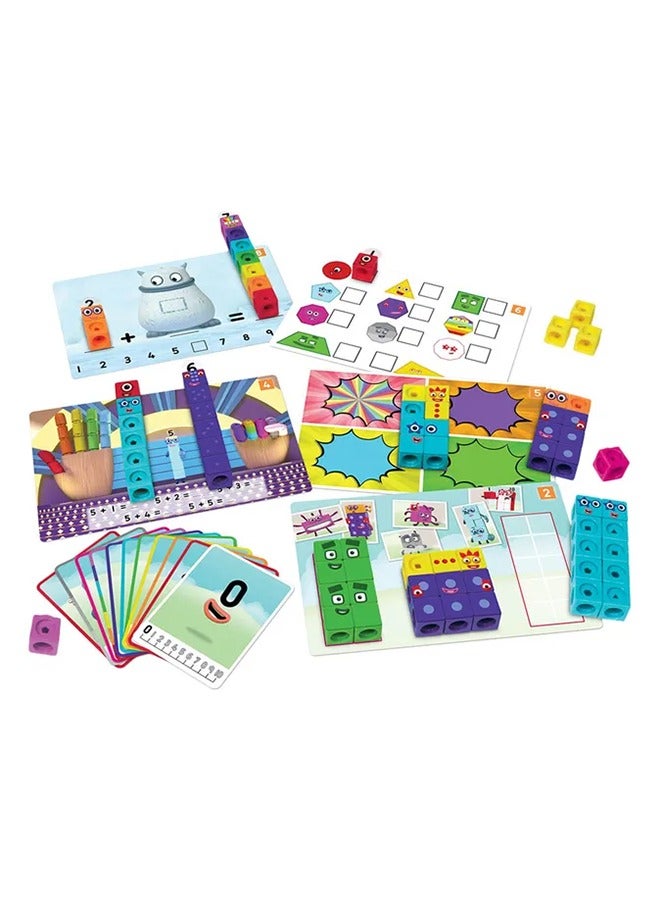 Mathlink Cubes Numberblocks 1-10 Activity Set & Numberblocks Wipe Clean (Numbers 1-5) - Includes A Free Pen! Home For Ks1 Maths  - Image 4