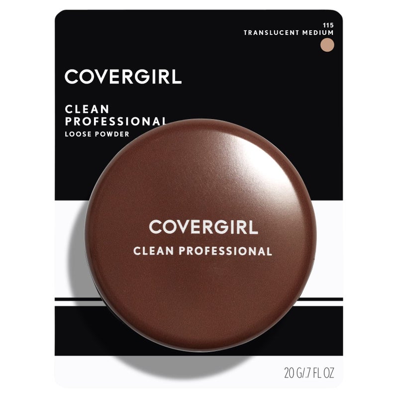 CoverGirl Professional Face Powder - Translucent Medium (115), 0.7 Ounce (Pack of 1) - Image 2