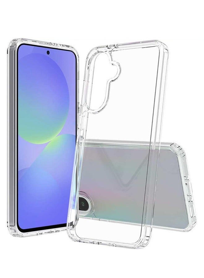 Tersely Hybrid Clear Crystal Case Compatible with Samsung Galaxy A36 5G - TPU + Polycarbonate Technology, Anti-Yellowing, Wireless Charging Compatible, Protective Case, Shockproof Bumper Cover - Image 1