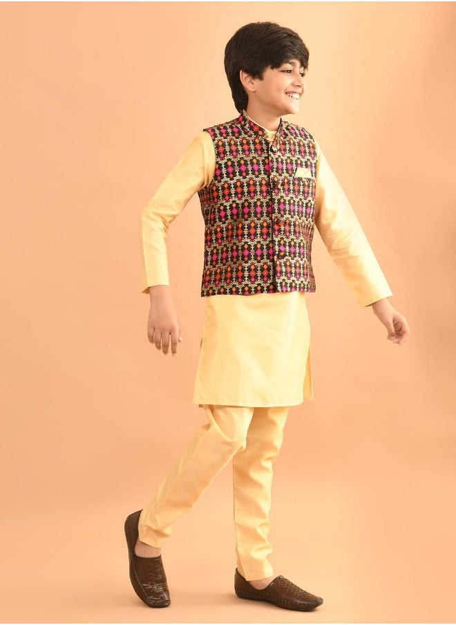 LILPICKS - Kurta Pajama Set with Nehru Jacket - Image 1