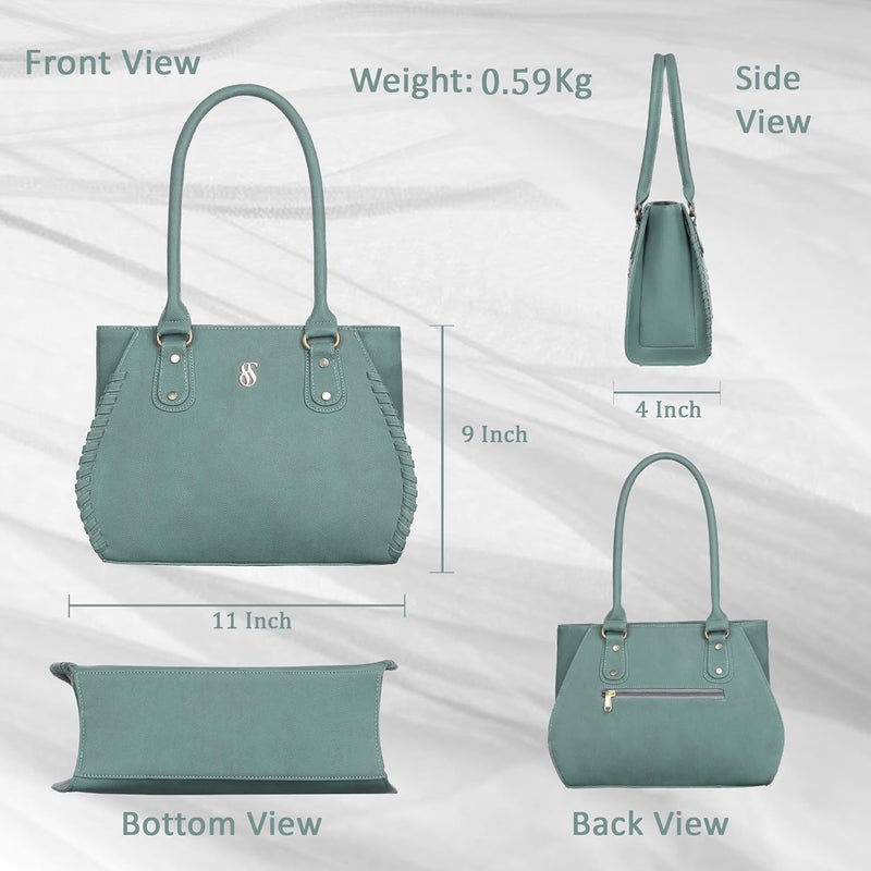 Fostelo Women's Buenos Satchel Tote Handbag for Women | Ladies Purse | Stylish Shoulder Bag | Gift For Women - Image 3
