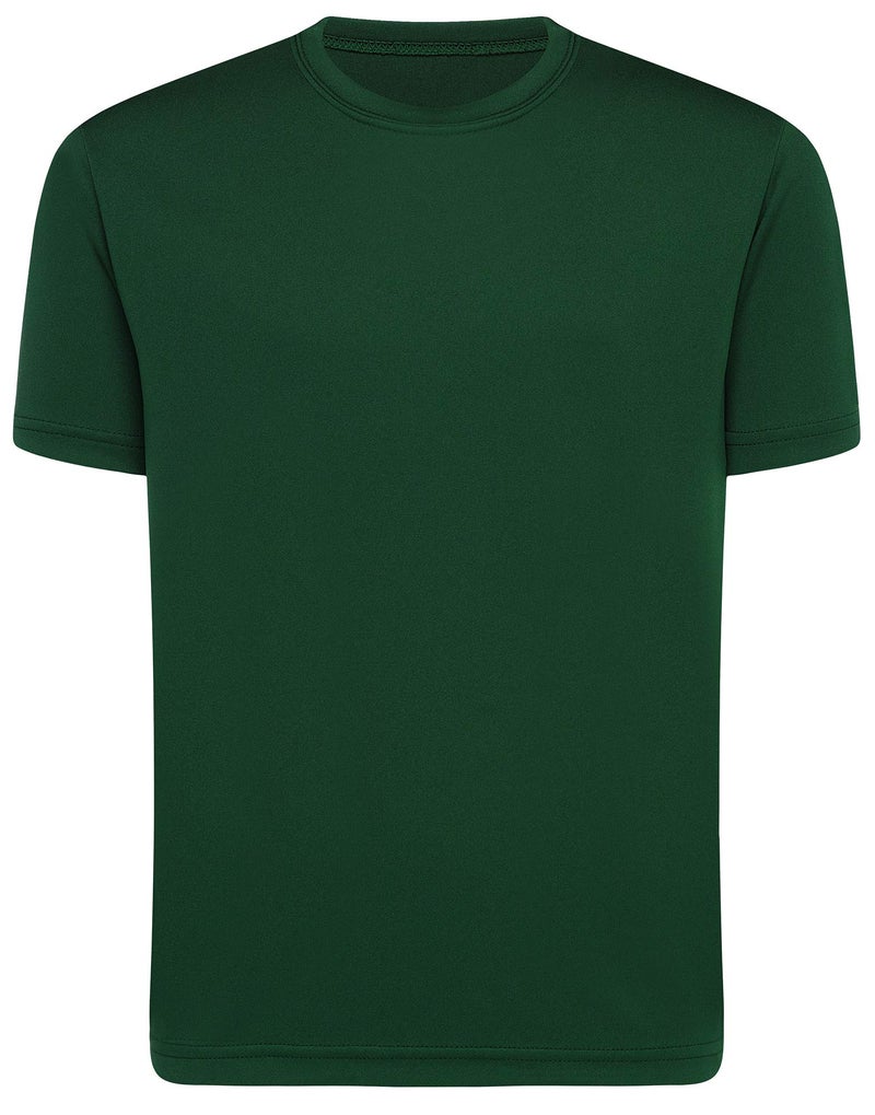 Opna Youth Boys Dri Fit Athletic T Shirts for Boys & Girls Sports Undershirt – Youth & Teen Sizes FORGRN-L Forest Green - Image 1