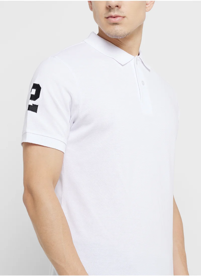 Seventy Five Basic Polo With Print