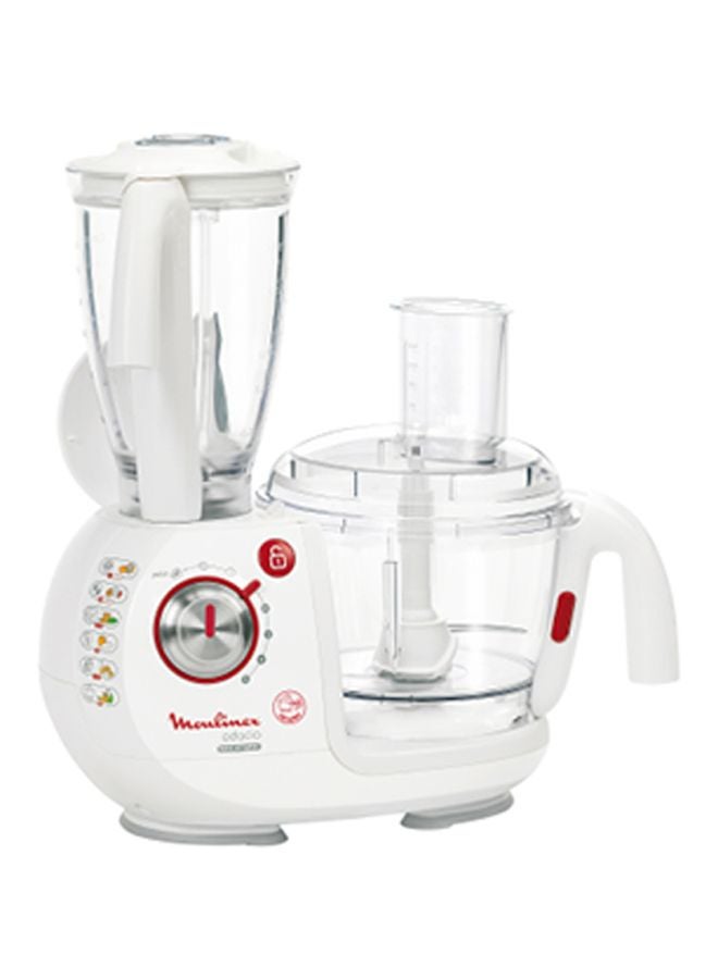 Moulinex Food Processor 1000W 3 L 1000 W FP7361BM White/Clear/Red - Image 2