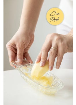 Mor Bebe Purple Baby Glass Grater I Apple Grater I Baby Grater I Fruit Puree Grater  - Image 2