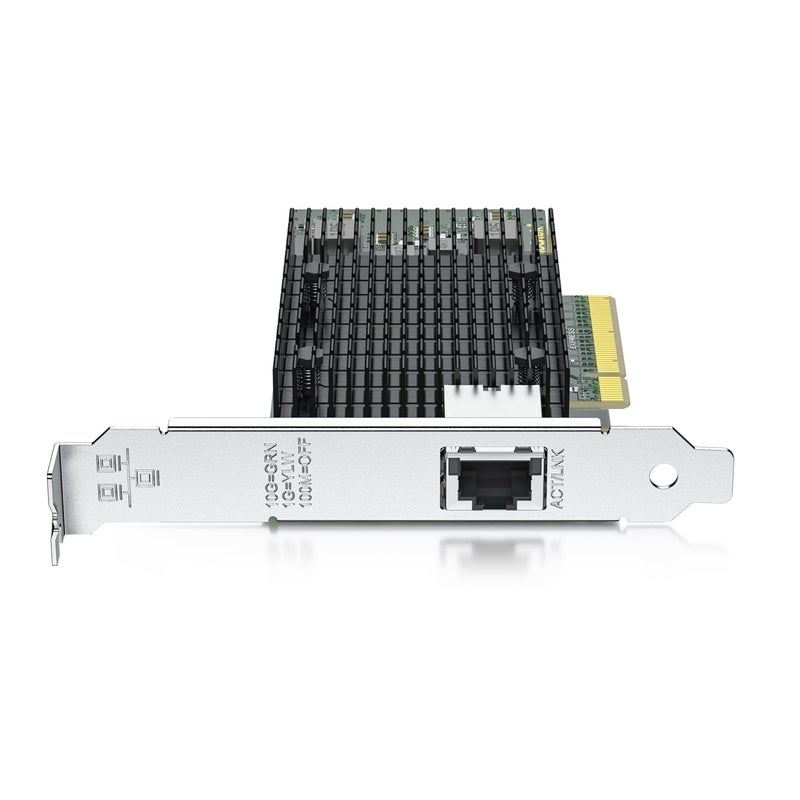 10جتيك بطاقة شبكة 10Gb PCI-E NIC، منفذ نحاسي واحد RJ45، مع وحدة تحكم Intel X540-BT1، محول إيثرنت PCI Express يدعم Windows Server/Windows/Linux/ESX، مقارنة بـ Intel X540-T1 - Image 5