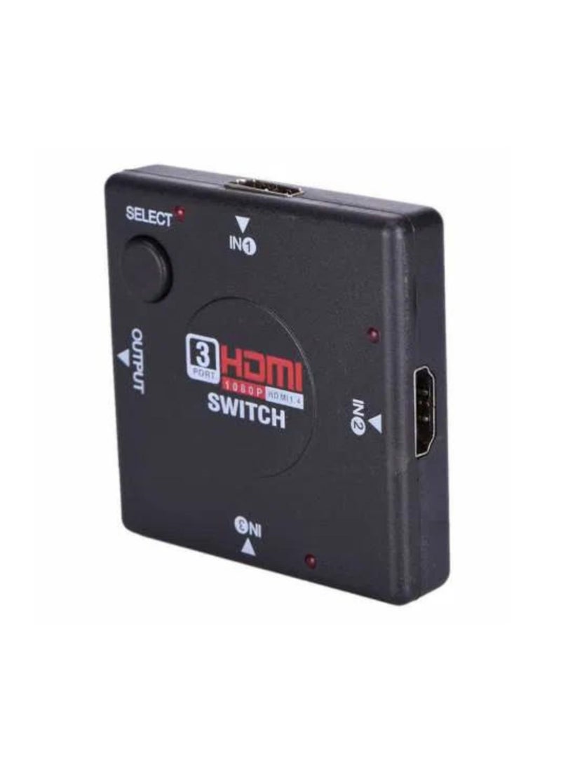 4 Port HDMI Switch 4 in 1 out switcher box port splitter 1080P  - Image 2