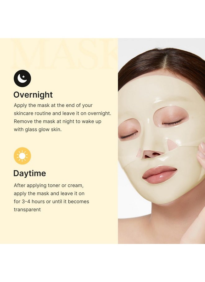 Medicube - medicube Kojic Acid Turmeric Brightening Gold Jelly Gel Mask | Overnight Face Mask for Glass Glow Skin- Elasticity, Hydrating, Firming and Moisturizing | Korean Skincare, 28g x 4ea - Image 1
