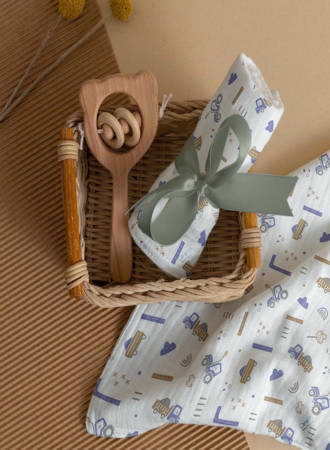 CARERIO Baby Wrapper Ultra-Soft, Breathable & Stretchy Baby Wrap for Newborns & Infants (Little Engineer (07)) - Image 2