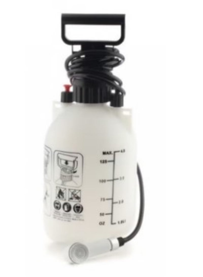 Cady One A portable Manual Shattaf And Water Pump For Trips And Camping, 2 Liters, With a 3-Meter Long Water Bidet - Image 1