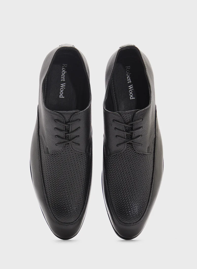 Robert Wood Genuine Leather Formal Lace Ups