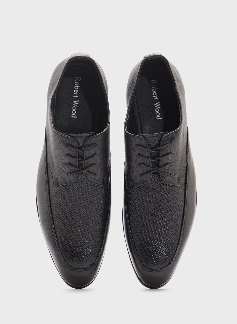 Robert Wood Genuine Leather Formal Lace Ups  - Image 4
