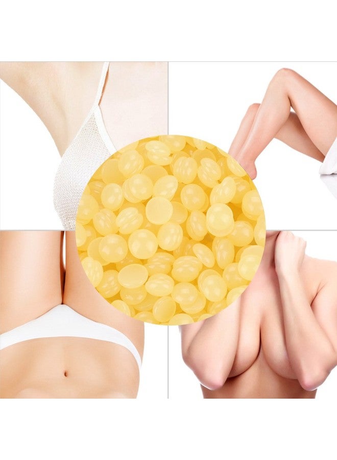 klarako 6Types 1000g/Bag Depilatory Wax, No Strip Depilatory Arm Leg Hair Removal Hard Wax Waxing Beans Beauty Care(Honey)  - Image 1