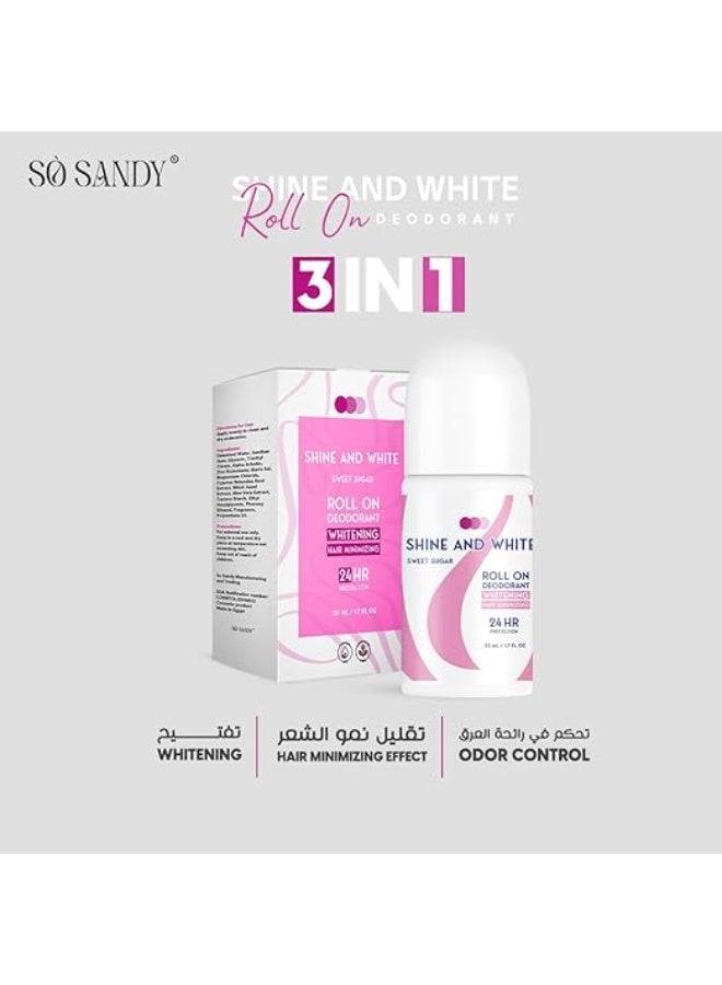 So Sandy Long-lasting Roll-On Deodorant for Freshness and All-Day Protection | Gentle on Skin, Quick-Drying Formula, Helps Reduce Odor and Keeps You Feeling Clean and Comfortable - Image 2