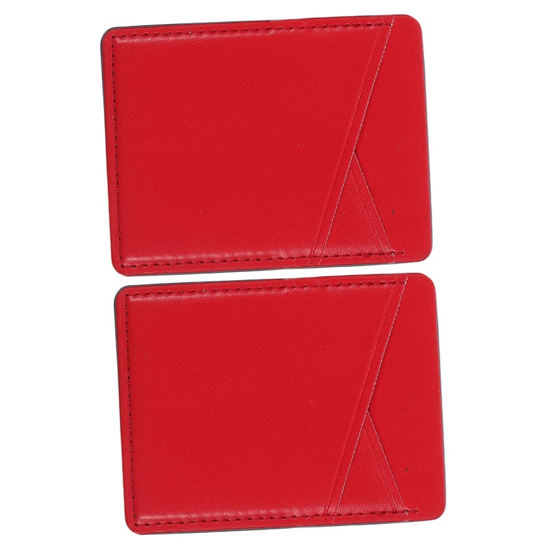 Magnetic Phone Card Holder Stick Wallet 5pcs Red 5pcs 8 5X6 5X0 4CM for Phone Case Back - Image 3