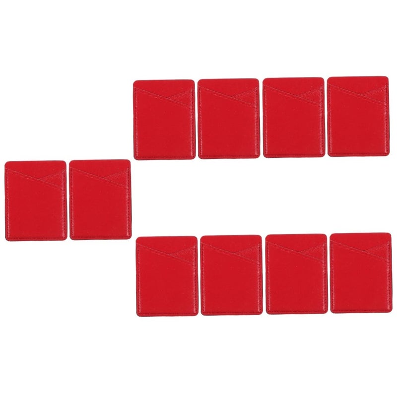 Magnetic Phone Card Holder Stick Wallet 5pcs Red 5pcs 8 5X6 5X0 4CM for Phone Case Back - Image 2