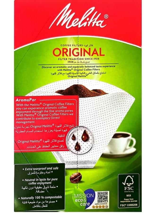 ميليتا فلتر قهوة 1×2 80 فلتر قهوة ابيض اصلي - Image 3
