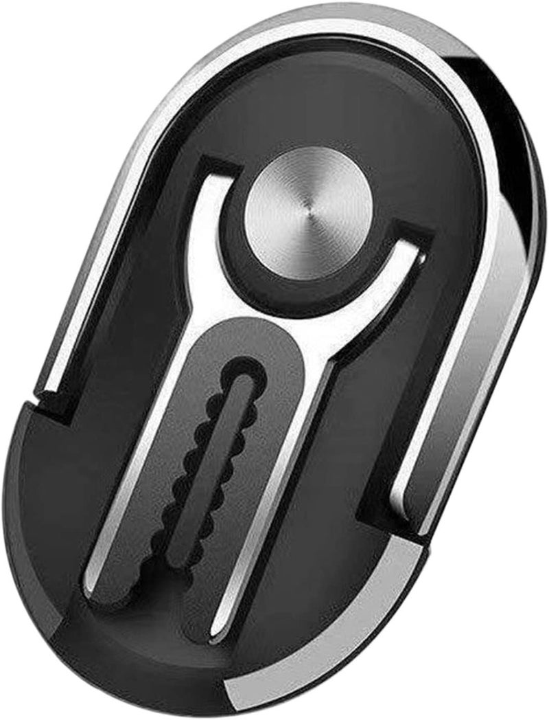 Multipurpose Mobile Phone Bracket - 3-in-1 Car Air Vent Phone Ring Holder - 360 Degree Rotation Phone Holder for Car Home - 5 Colors Choose (Black)