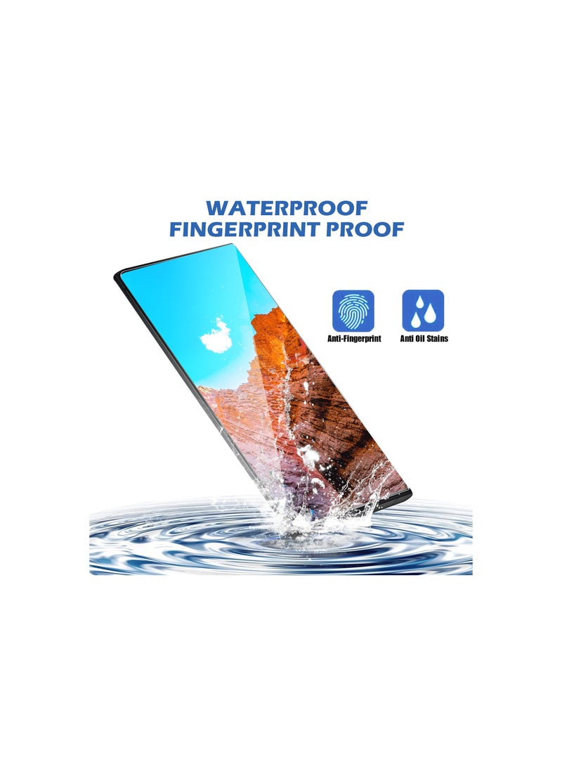 SYOSI Screen Protector, 9H Tempered Glass, Ultrasonic Fingerprint Compatible, 3D Curved, HD Clear Scratch Resistant Fit for Google Pixel 6 Pro 5G Glass Screen Protector(2Screen Protector+2Camera Lens Film) - Image 2