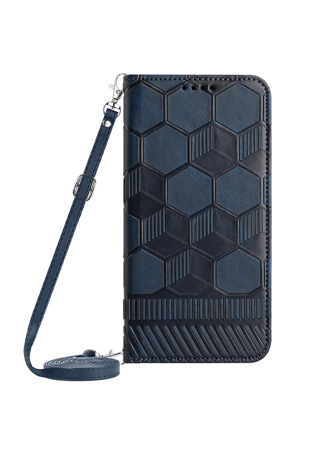 Zaboon Case For iPhone 13 Crossbody Football Texture Magnetic PU Phone Case - Image 2