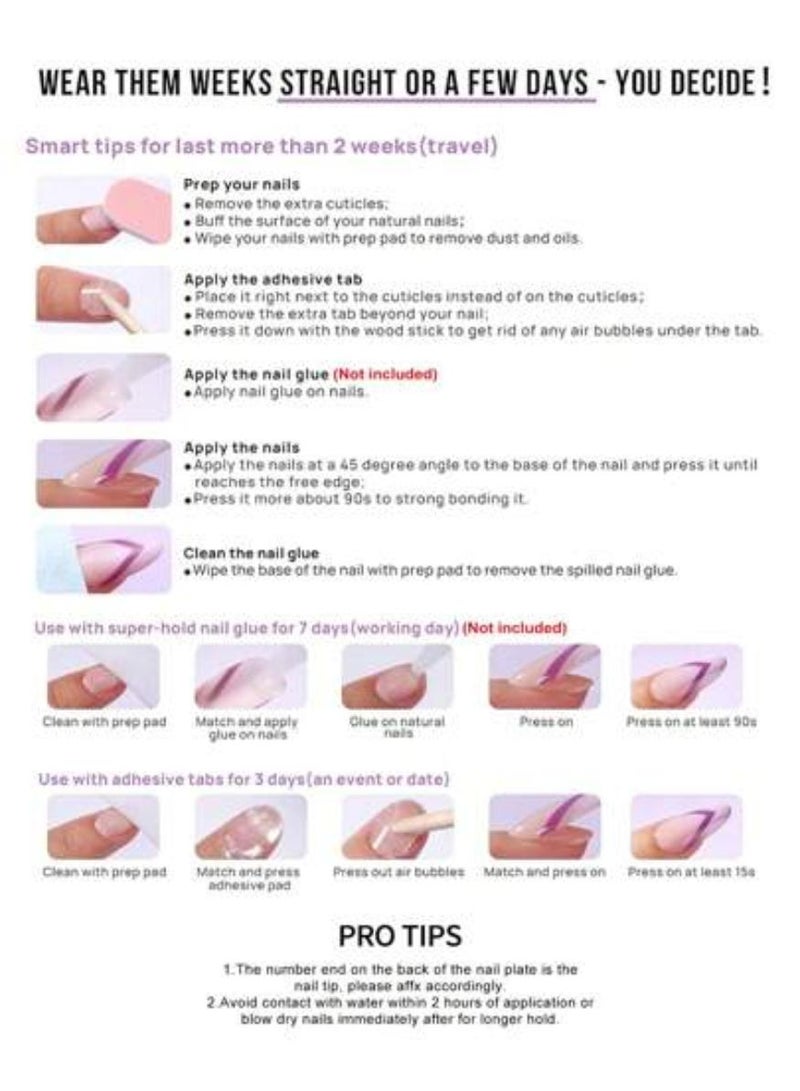 خاجول 24 قطعة أظافر أظافر صناعية لوزية متوسطة الحجم لامعة لامعة بألوان مختلطة أظافر أكريليك عارية طبيعية صناعية طبيعية أظافر صناعية مزيفة غراء أظافر لاصقة أظافر سيدات فن تزيين الأظافر - Image 5