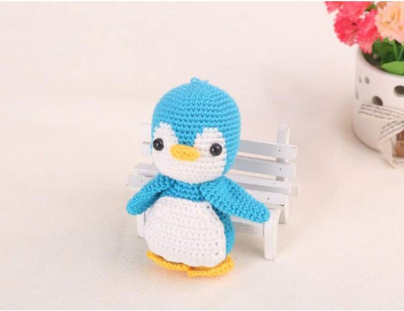 كلاراكو طقم كروشيه سهل الصنع، دمية بطريق أميغورومي كروشيه للحياكة الذاتية مع إبر كروشيه ومواد أخرى، تعليمات - Image 3