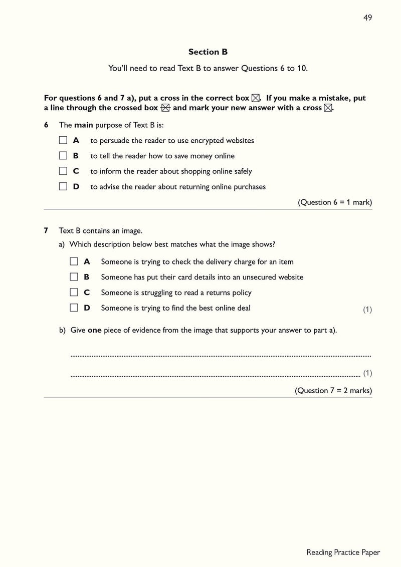 Functional Skills English: Edexcel Level 1 - Study & Test Practice
