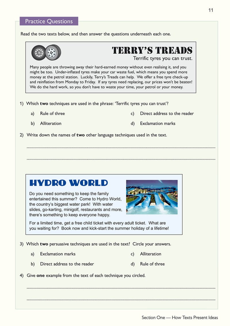 Functional Skills English: Edexcel Level 1 - Study & Test Practice