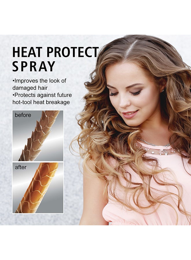 EELHOE hair heat protection spray, suitable for hair care before perming and curly hair, moisturizing, free washing and heat protection - Image 4