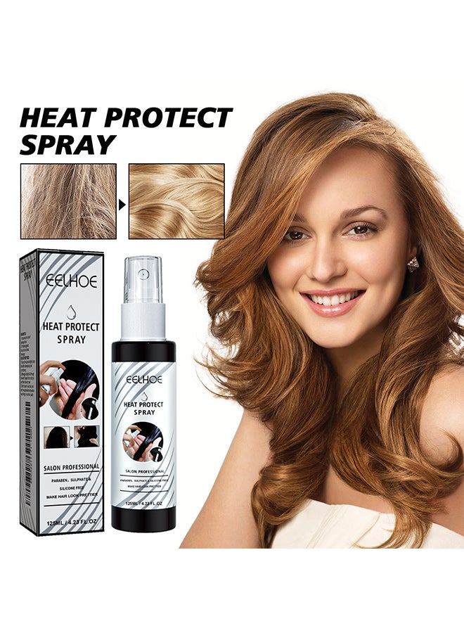 EELHOE hair heat protection spray, suitable for hair care before perming and curly hair, moisturizing, free washing and heat protection - Image 2