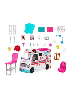 Barbie Barbie Transforming Ambulance & Clinic Playset  - Image 1