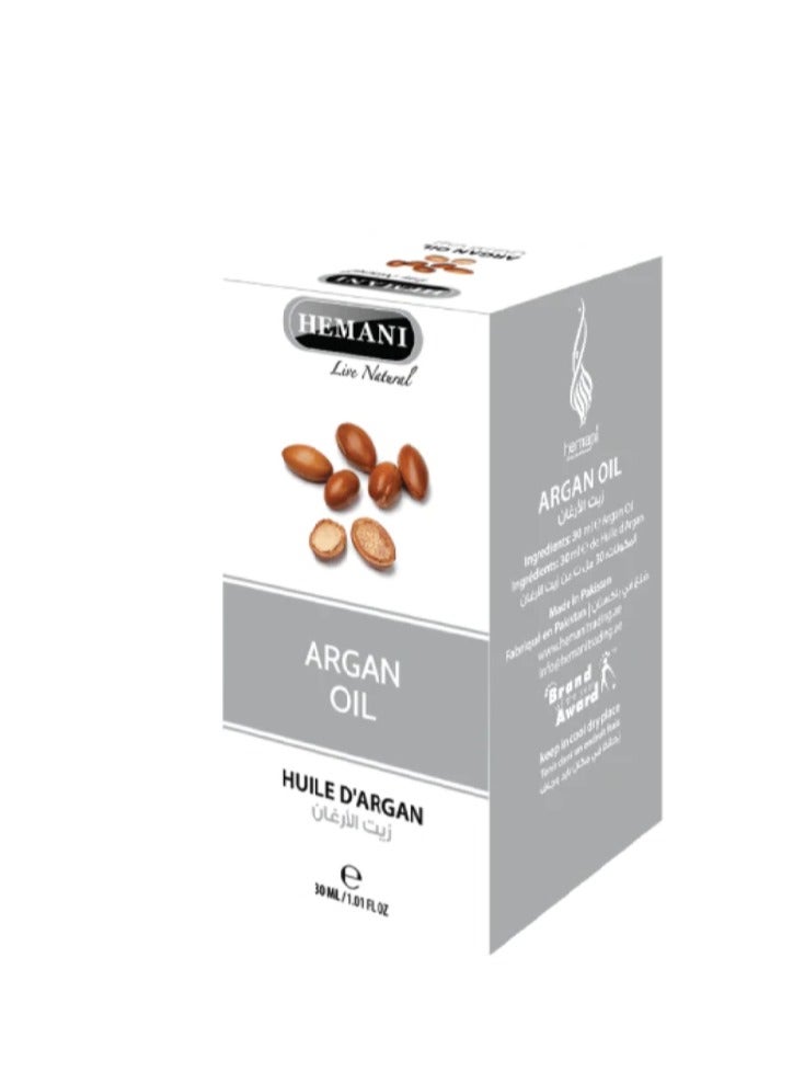 هيماني زيت الأرغان من هيماني - زيت نقي 100% معصور على البارد للشعر والبشرة والأظافر - إكسير الجمال المغربي - 30 مل