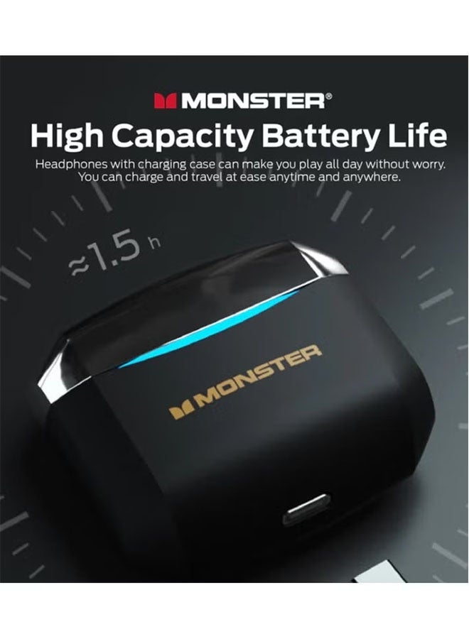 MONSTER AIRMARS GT06 true wireless earphones, Bluetooth 5.1, 13mm large speaker, Type-C fast charging - Image 4