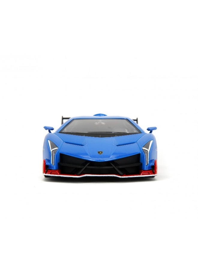 JADA Jada Classic Sonic the Hedgehog Lamborghini Veneno Die-cast Car with Figure (1:24)  - Image 3