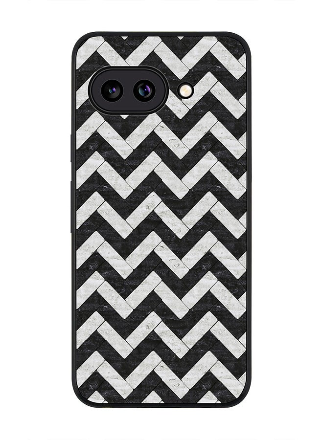 Stylizedd For Google Pixel 9a Case,Slim fit Camera Protection, Shockproof Thin Phone cover  - Chevron Tiles - Image 1