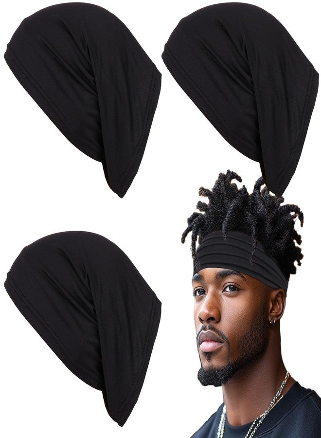 Xtrend 4 Pcs Dreadlock Tube Unisex Men Women Dreadlocks Bands Elastic Dreadlock Cap Head Wraps Dreads Cap Locks Headbands for Long Hair braids - Image 1