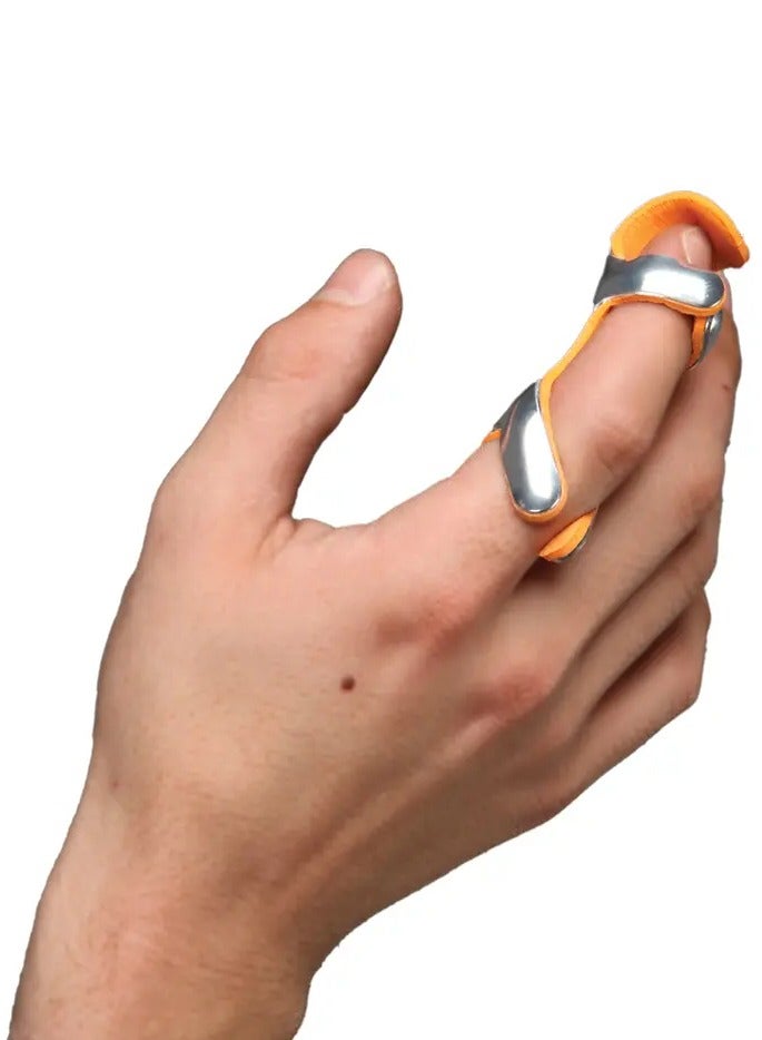 AID PLUS جبيرة الضفدع (متوسطة) - جبيرة واقية لاستعادة إصابة الإصبع, 60629