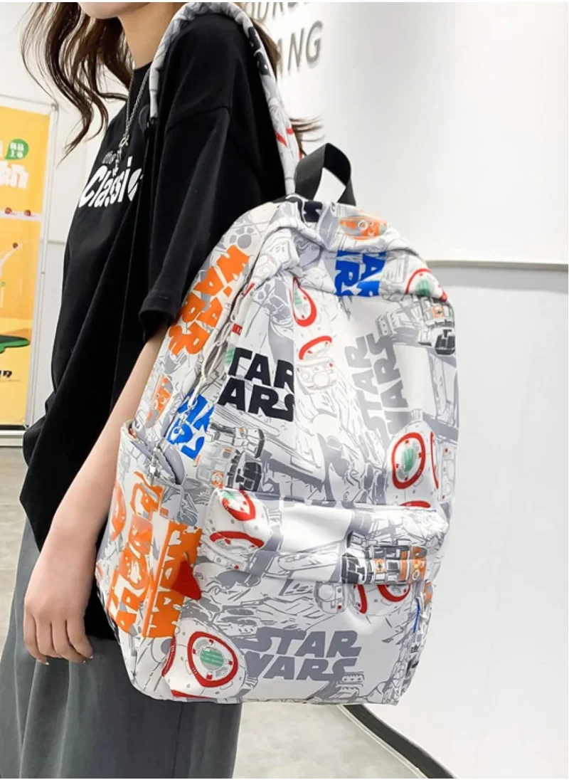flâneur Backpack with Colorful Print and Multiple Compartments - Lightweight, Durable Daypack for Men and Women, Schoolbag for Students, Comfortable Straps, \for Travel and Sports