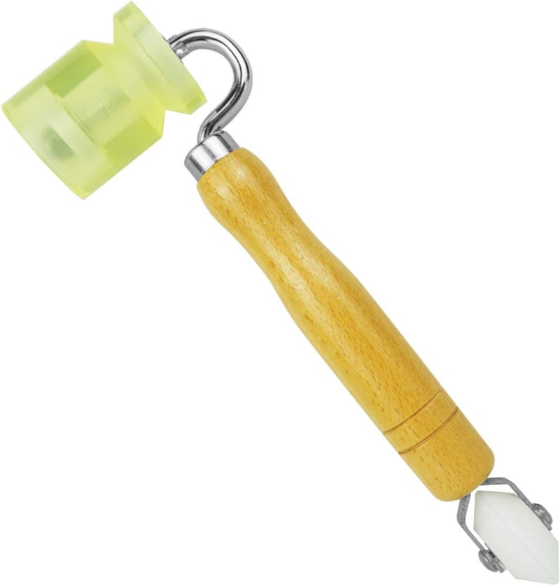 CARTINTS 40mm Wallpaper Roller Rubber Seam Roller with Double Roller Head, for Car Audio Sound Deadening Application, Heat Abatement Mat, Wallpaper and Vinyl Wrap - Image 1