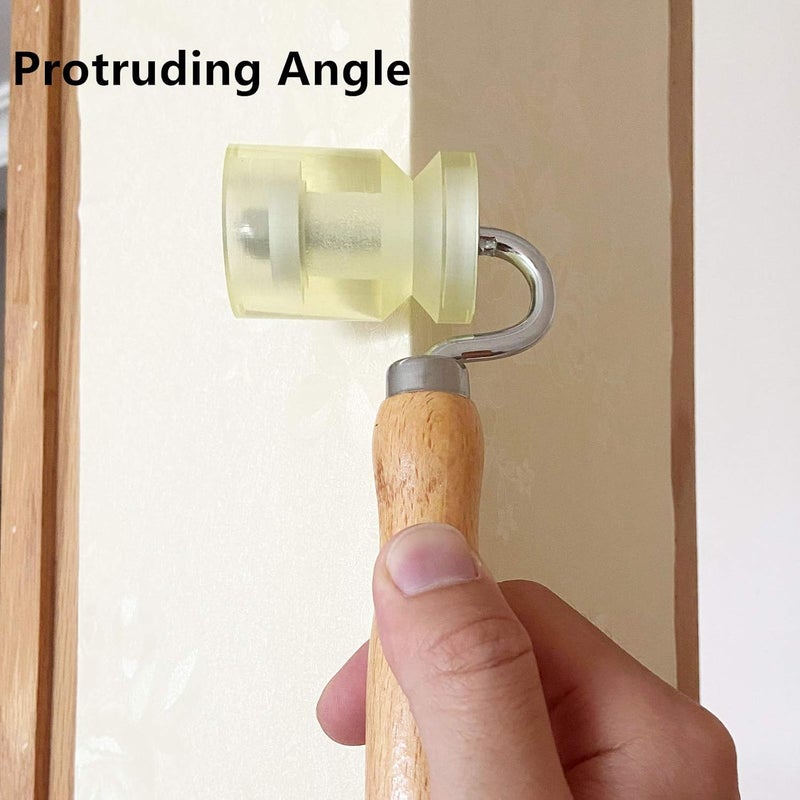 CARTINTS 40mm Wallpaper Roller Rubber Seam Roller with Double Roller Head, for Car Audio Sound Deadening Application, Heat Abatement Mat, Wallpaper and Vinyl Wrap - Image 5