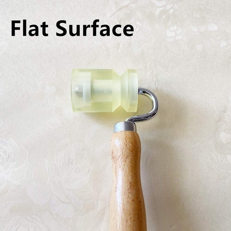 CARTINTS 40mm Wallpaper Roller Rubber Seam Roller with Double Roller Head, for Car Audio Sound Deadening Application, Heat Abatement Mat, Wallpaper and Vinyl Wrap - Image 4