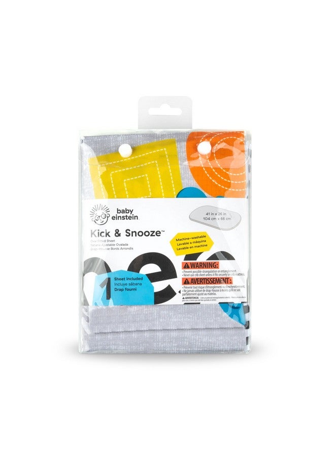 Baby Einstein Kick & Snooze Oval Fitted Replacement Sheet - Image 1