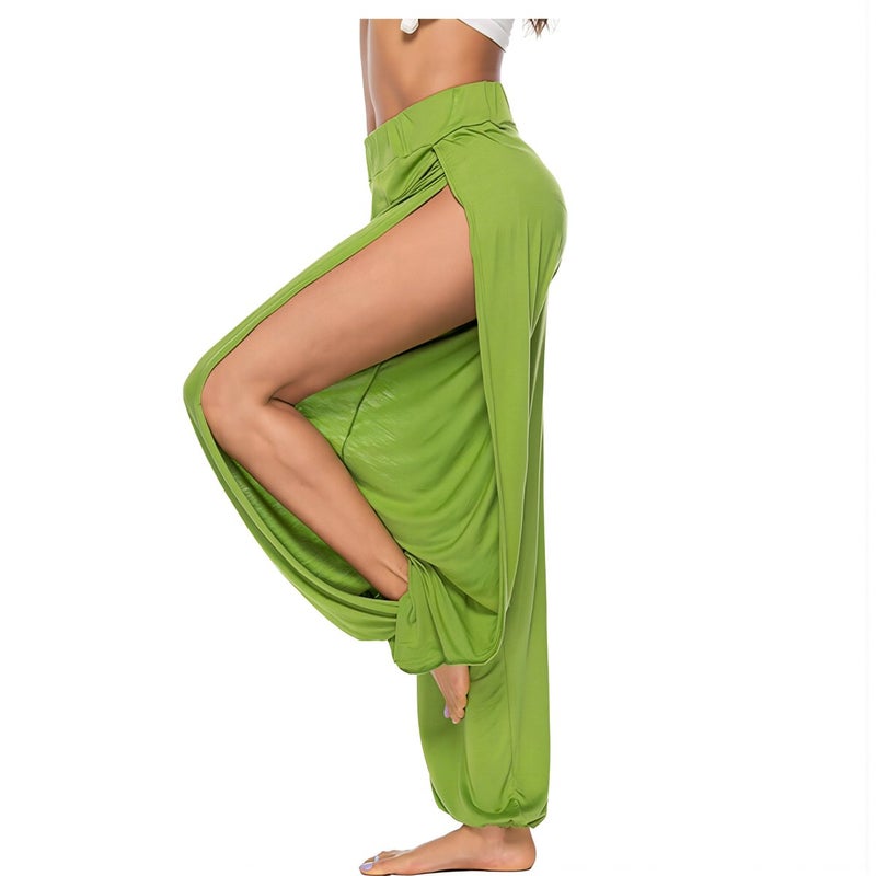 Versatile Match Yoga Pants Women Pair All Tops Workout Daily Loungewear Multi Use Trousers Light Grey - Image 1