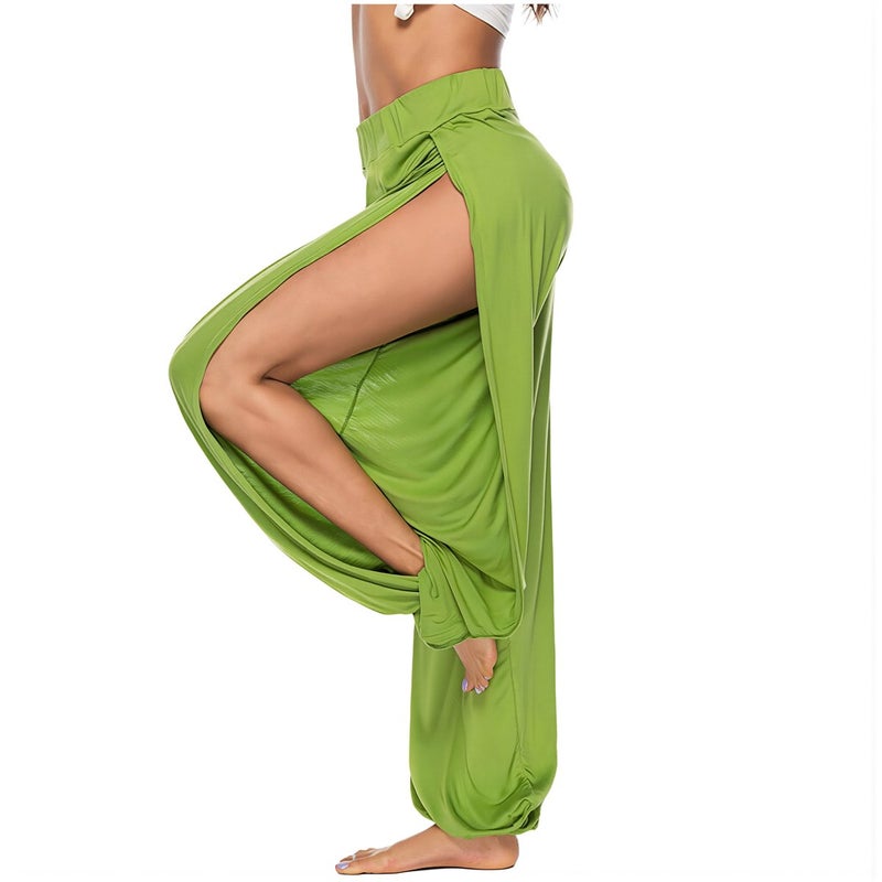 Versatile Match Yoga Pants Women Pair All Tops Workout Daily Loungewear Multi Use Trousers Light Grey - Image 3