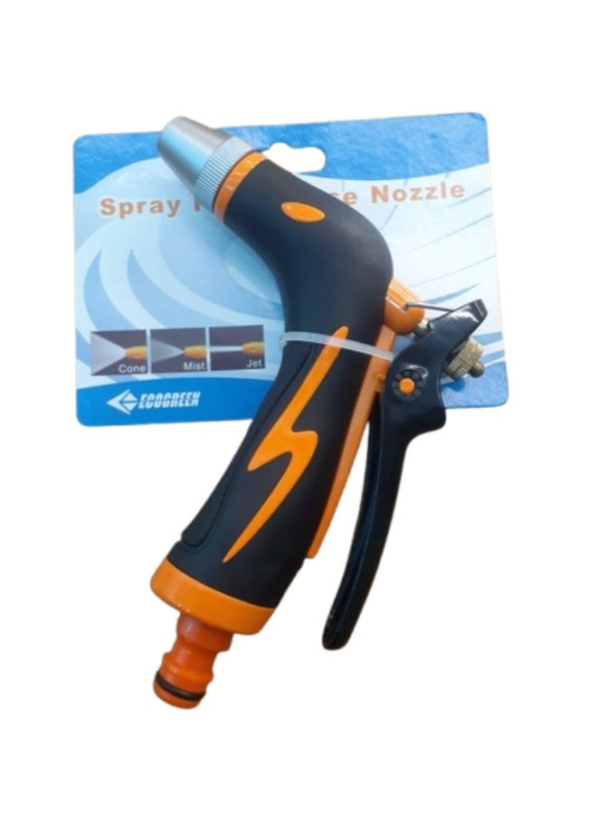 ECOGREEN Spray Pistol Gun with Adjustable Brass Metal Nozzle – Heavy Duty Garden Water Spray Gun - Image 1